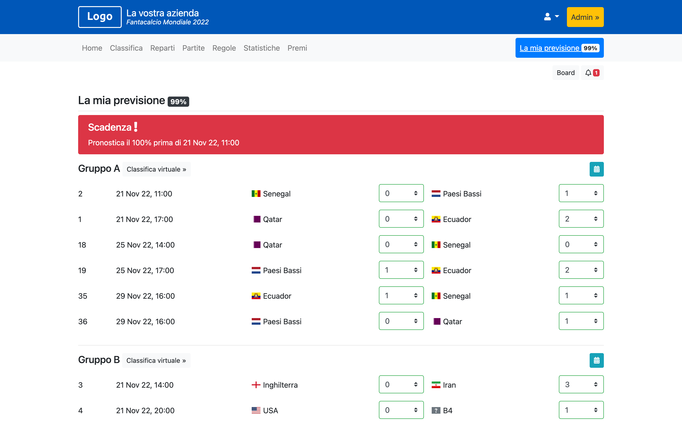 Fantacalcio Mondiale 2022 - Mondiali 2026