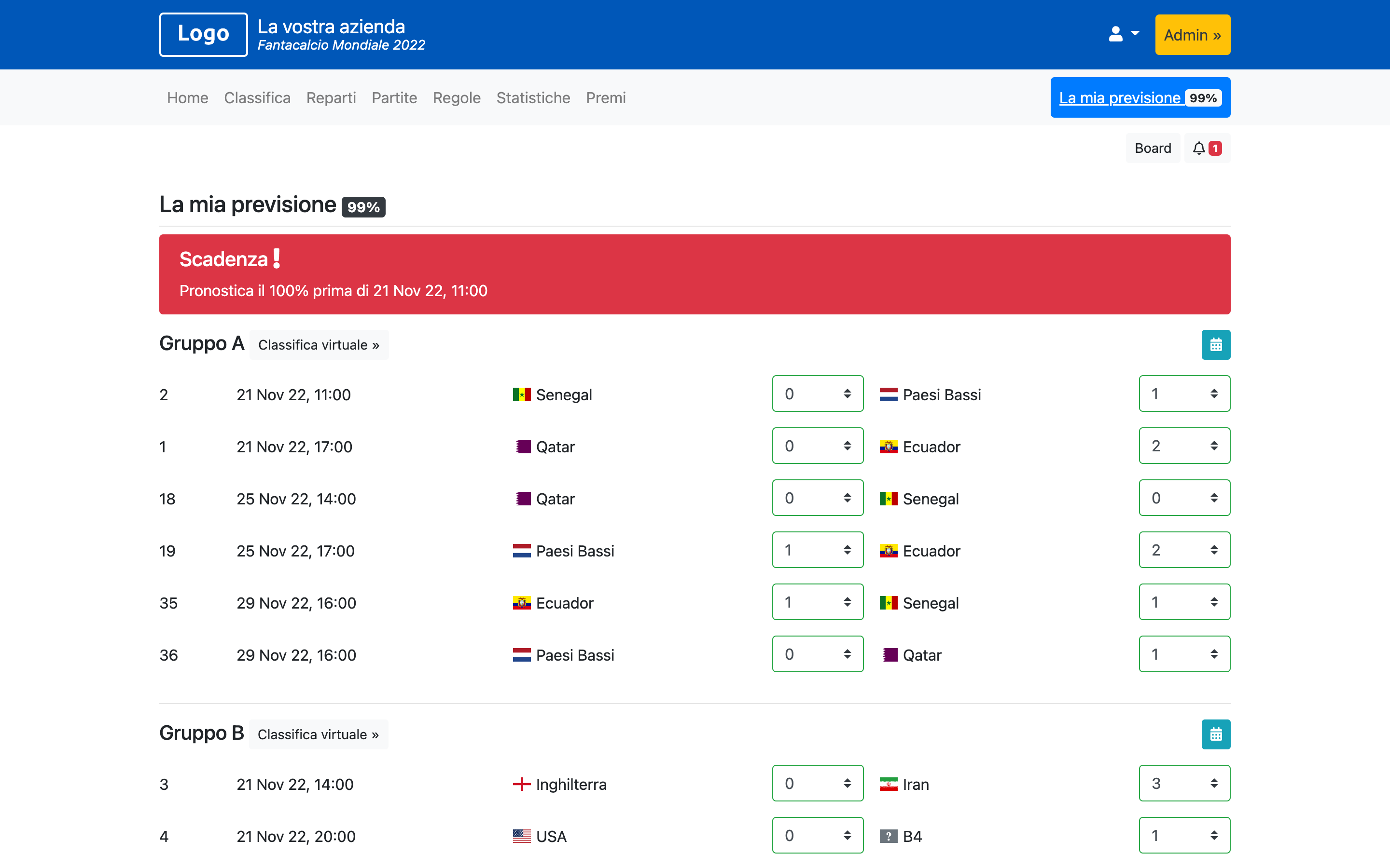 Fantacalcio Mondiale 2022 - EURO 2024