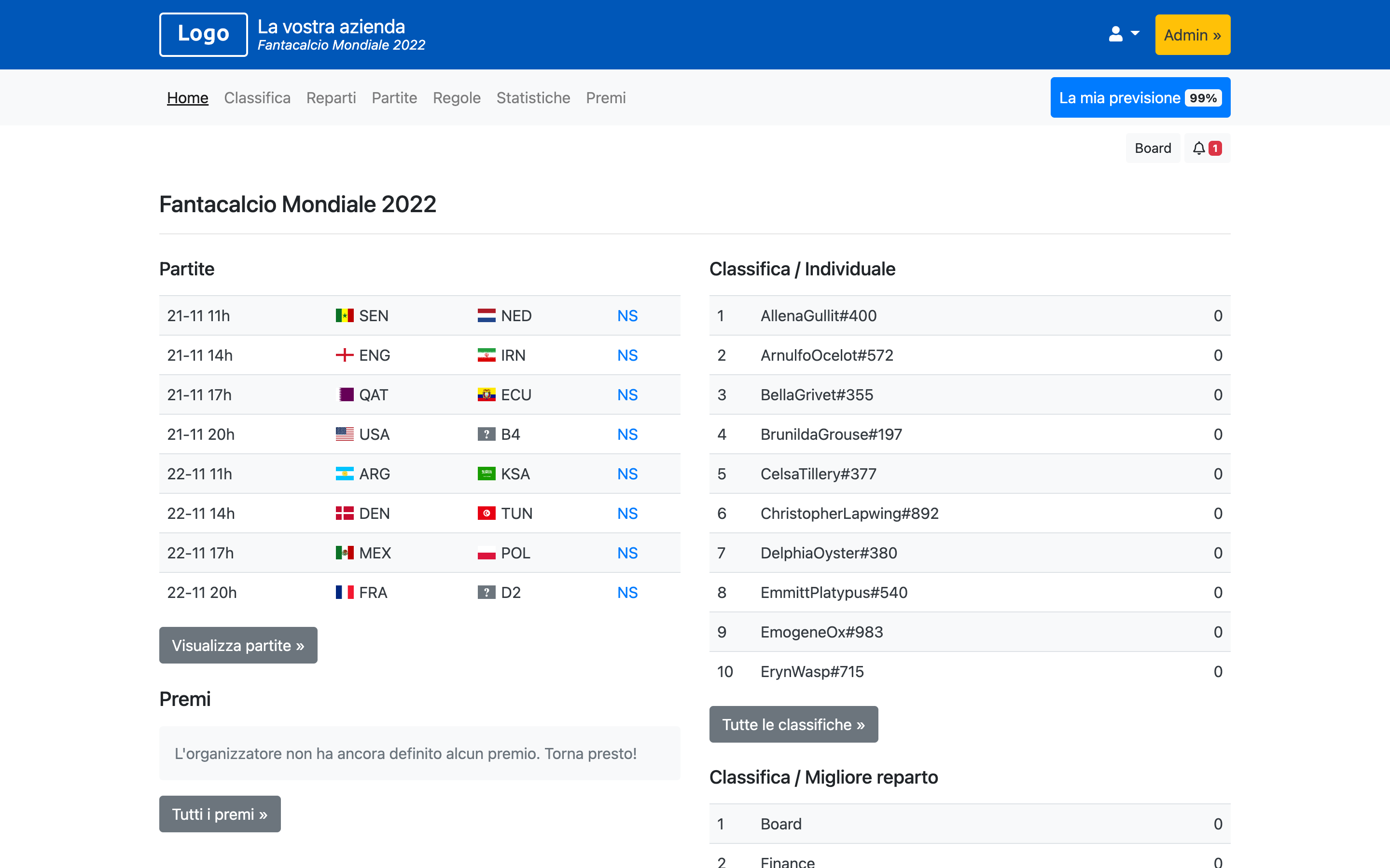 Fantacalcio Mondiale 2026 - Mondiali 2026