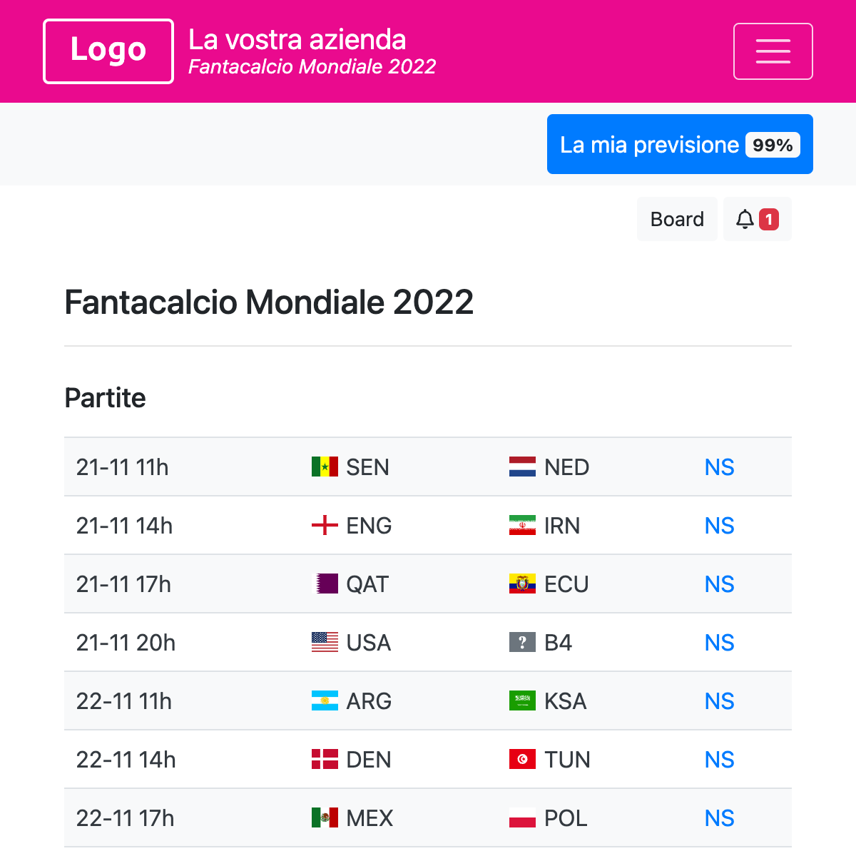 La tua identità - Coppa del Mondo 2022